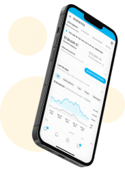 Aplicación móvil mostrando un incremento de estadísticas en redes