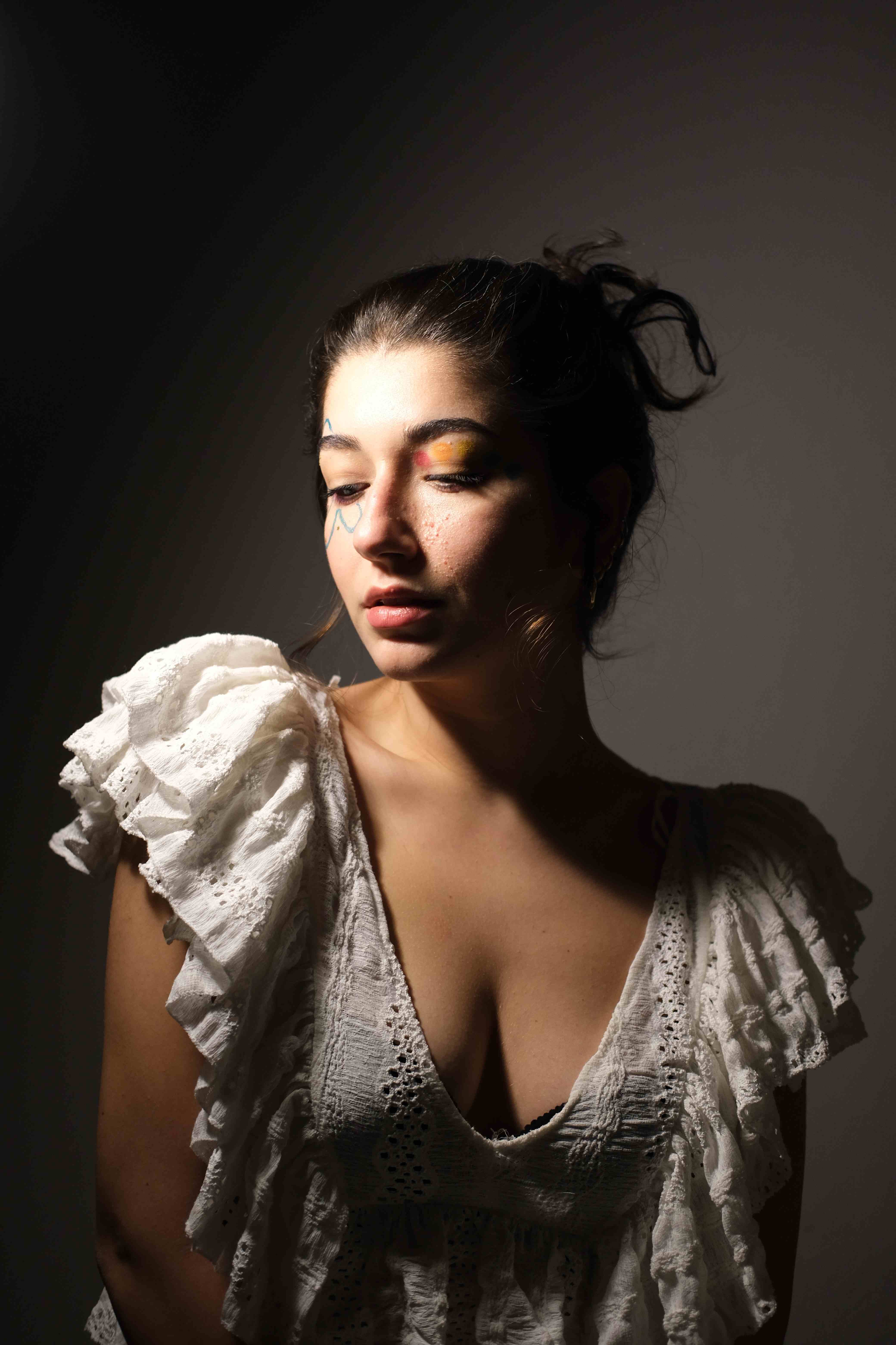 Beauty shot de una modelo